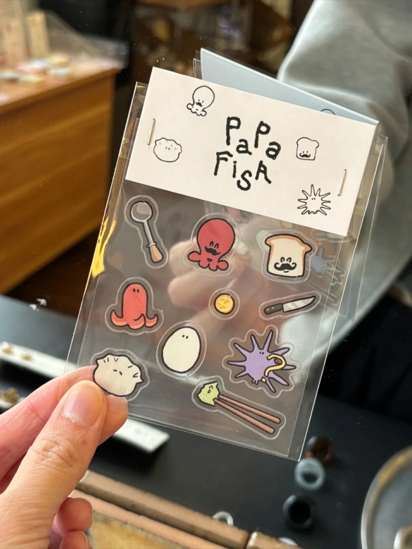 Clear Sticker ®️Papafish's All Characters