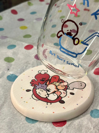 Papafish & Friends Coaster®️Papafish