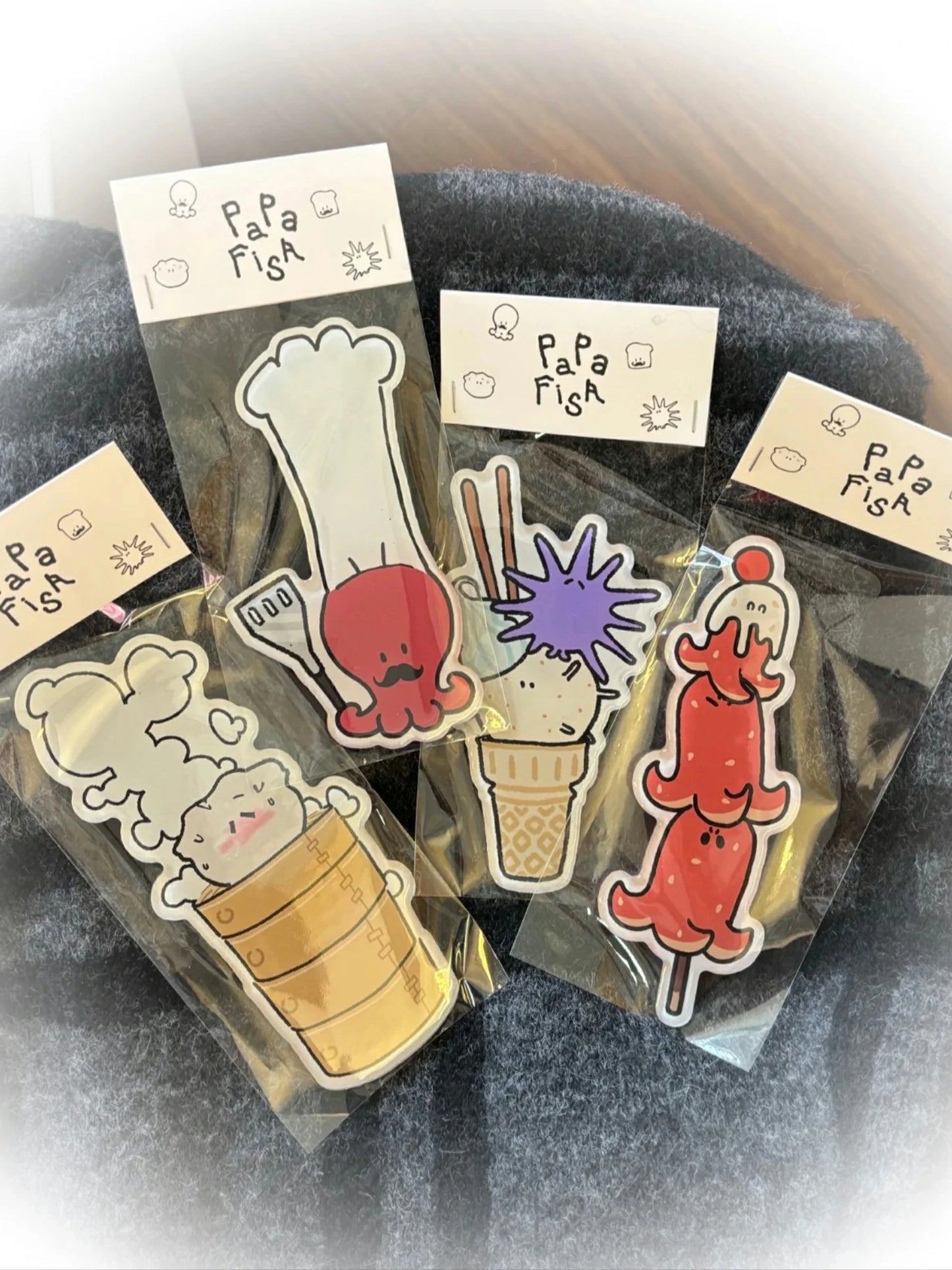 Large Fridge Magnet ®️Papafish