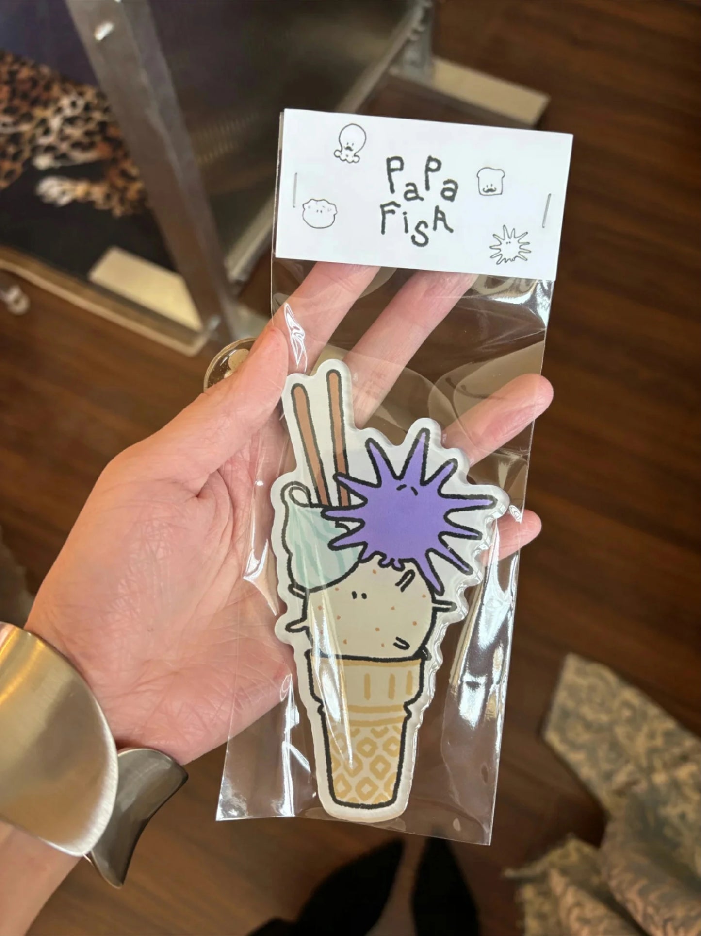 Large Fridge Magnet ®️Papafish