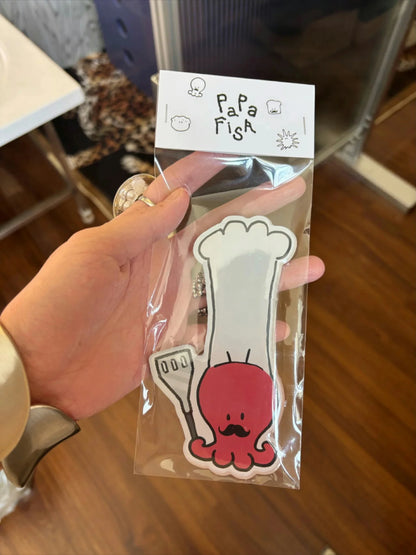 Large Fridge Magnet ®️Papafish
