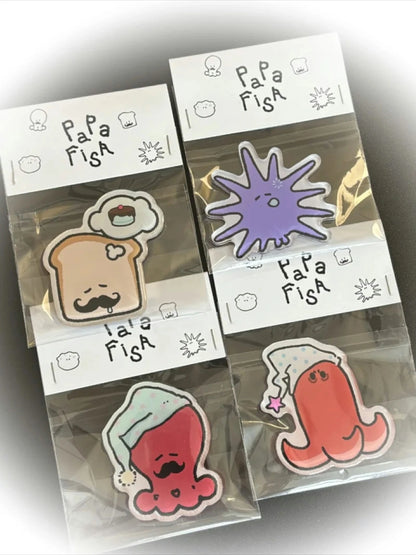 Sleepy Series ®️Papafish Acrylic Keychain