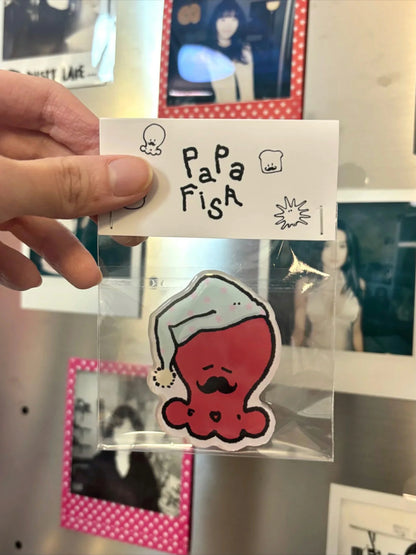 Sleepy Series ®️Papafish Acrylic Keychain